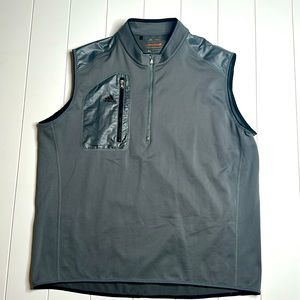 ADIDAS GOLF CLIMAHEAT PERFORMANCE VEST PULLOVER MEVS SZ XL GRAY